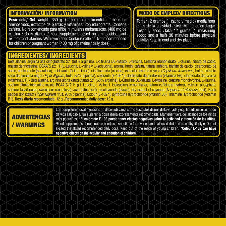 Hx Nutrition Nitro Xplode Limón