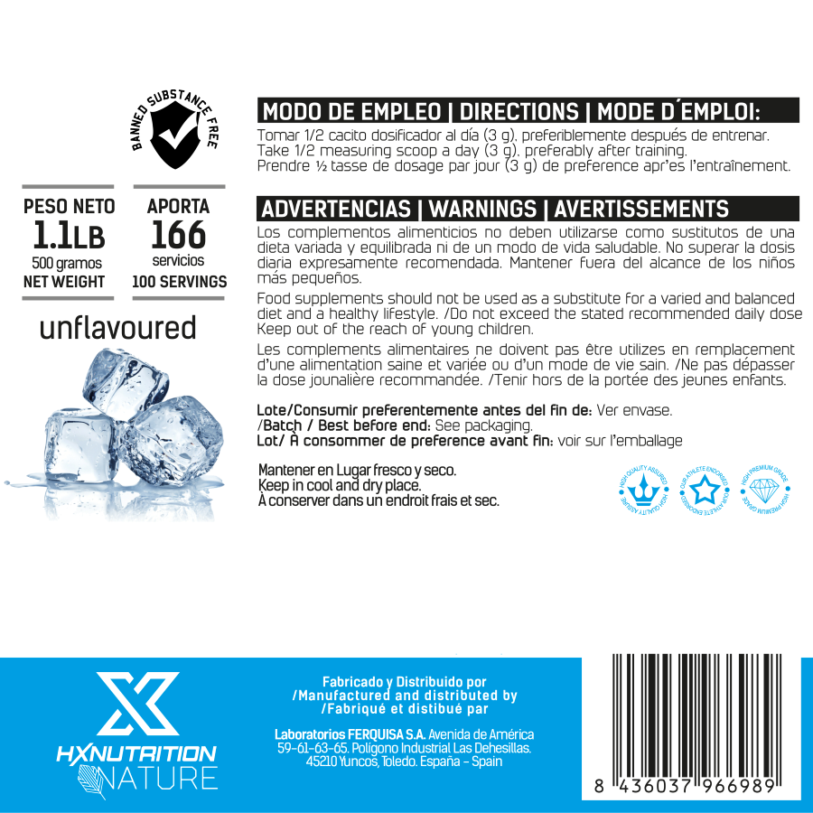 HX Nature Creatina 500G