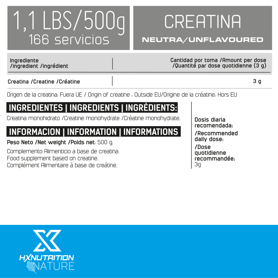 HX Nature Creatina 500G